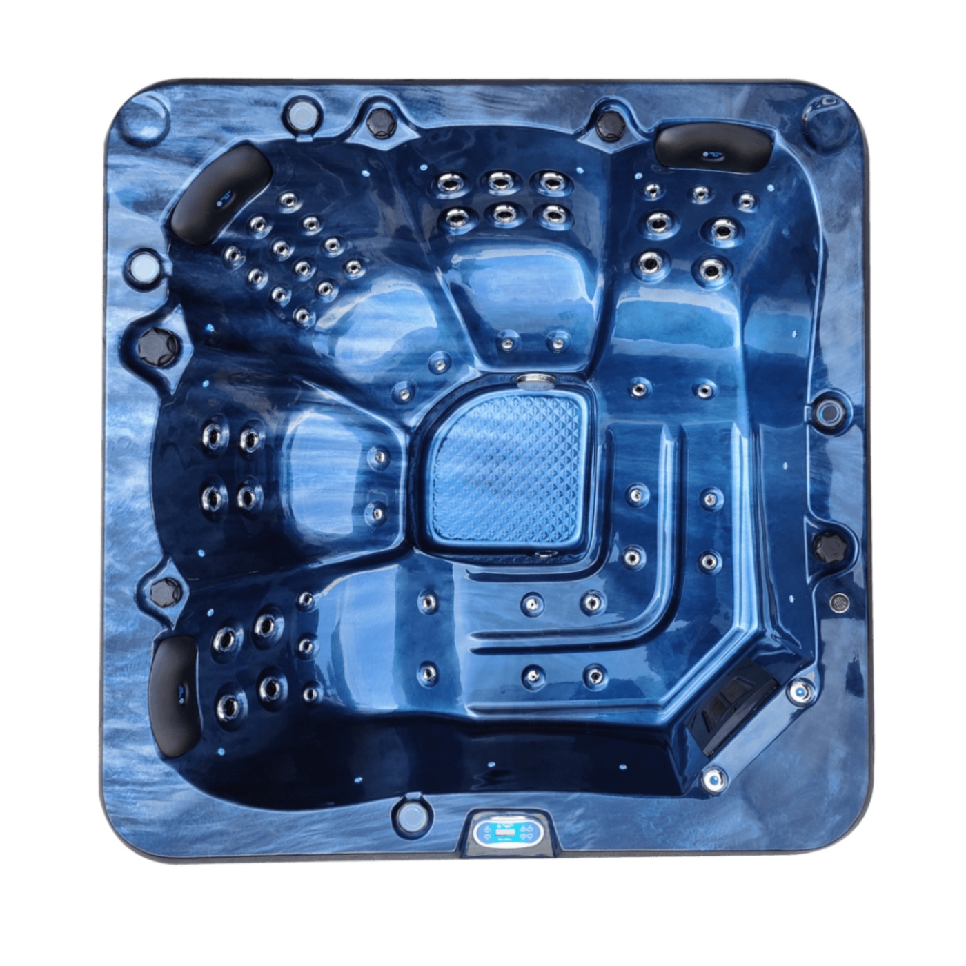 Platinum Series spa, top-down view